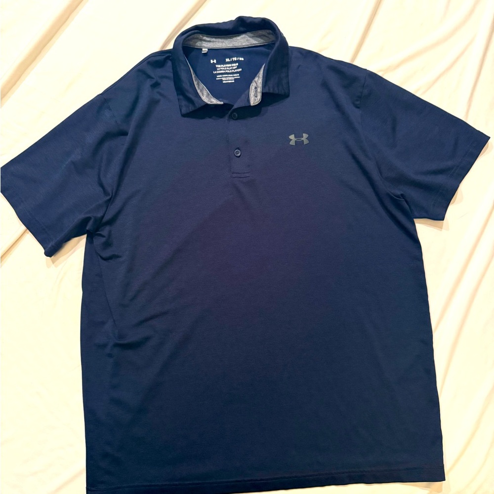 Under Armour men’s xl navy blue polo.